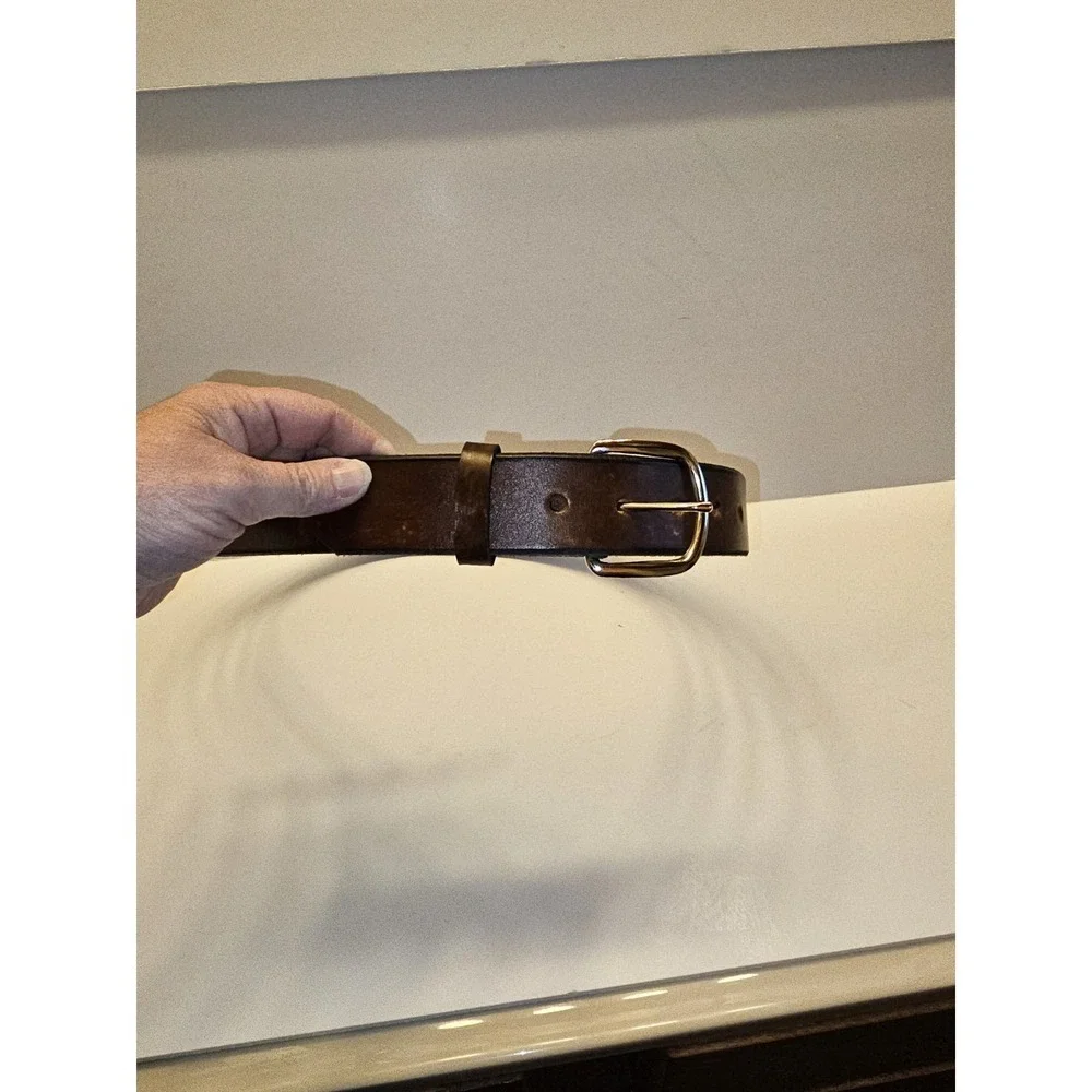 All Leather Brown Badic‎ Belt Size 36